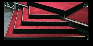red carpet stage custom